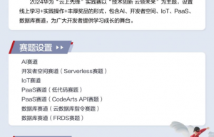 技术创新 云领未来 2024华为“云上先锋”实践赛启动